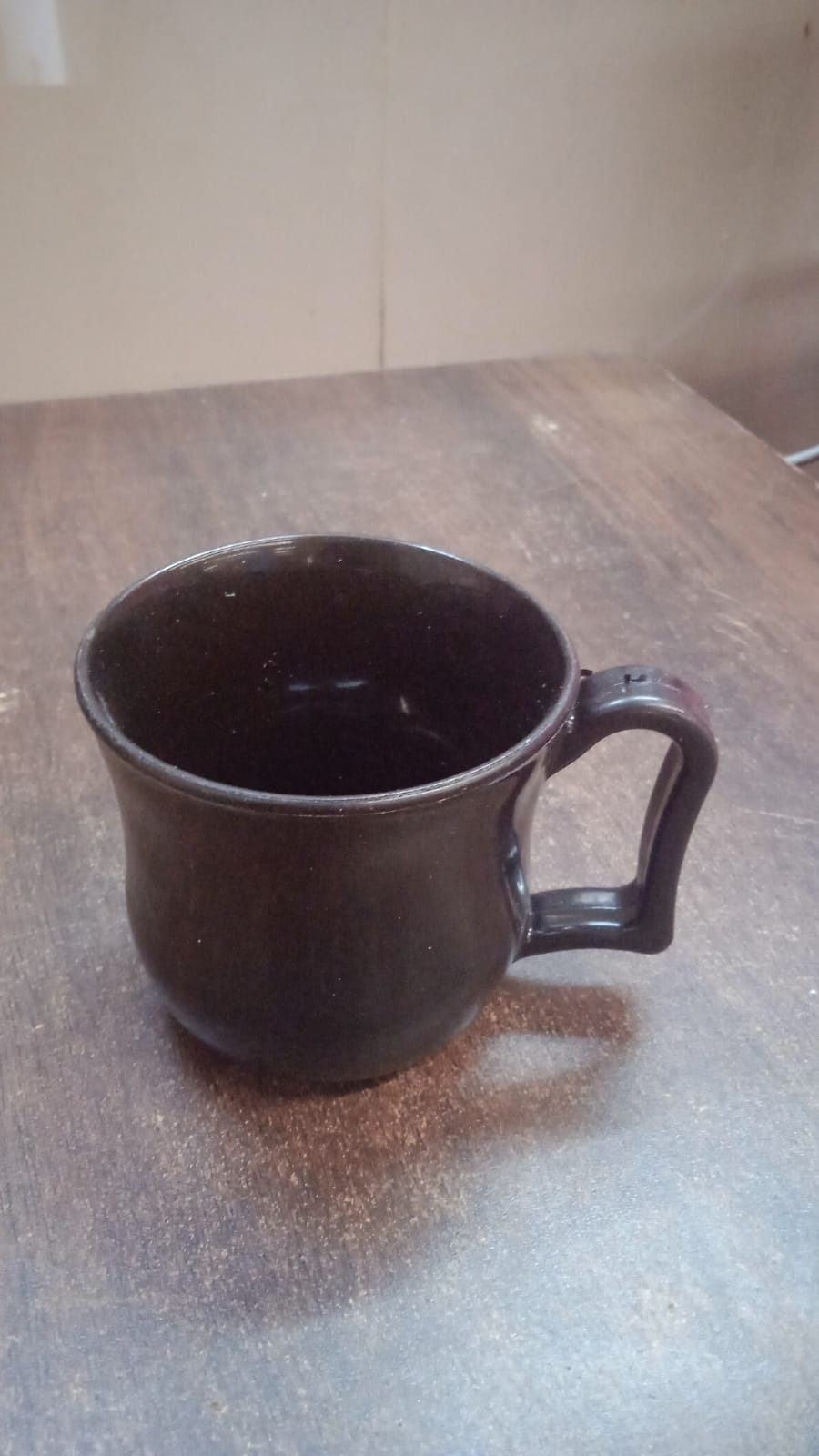 Premium Plastic Coffee Tea Cups Mug With Handle(1 Pc Loose Black)