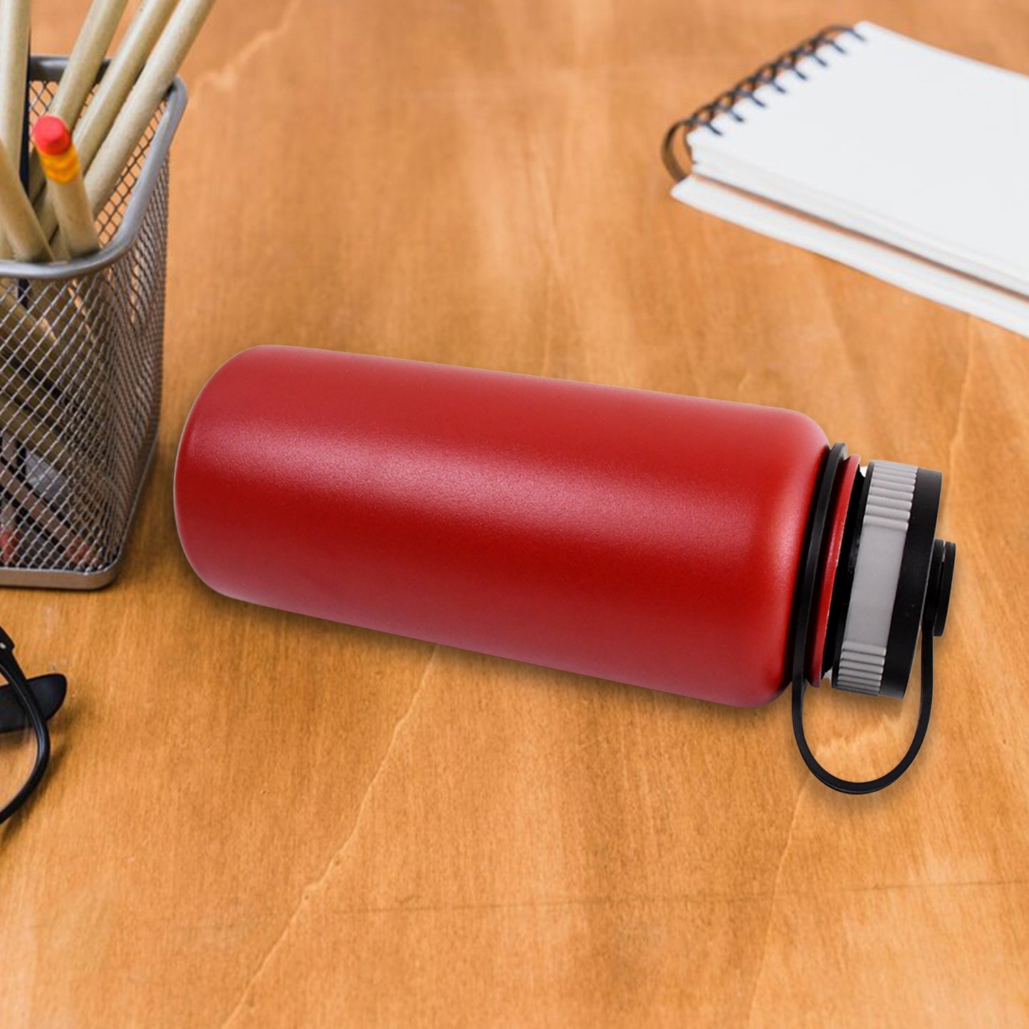 Stainless Steel Double Wall Vacuum-insulated Drink Water Bottle (1000 Ml Mix Color)