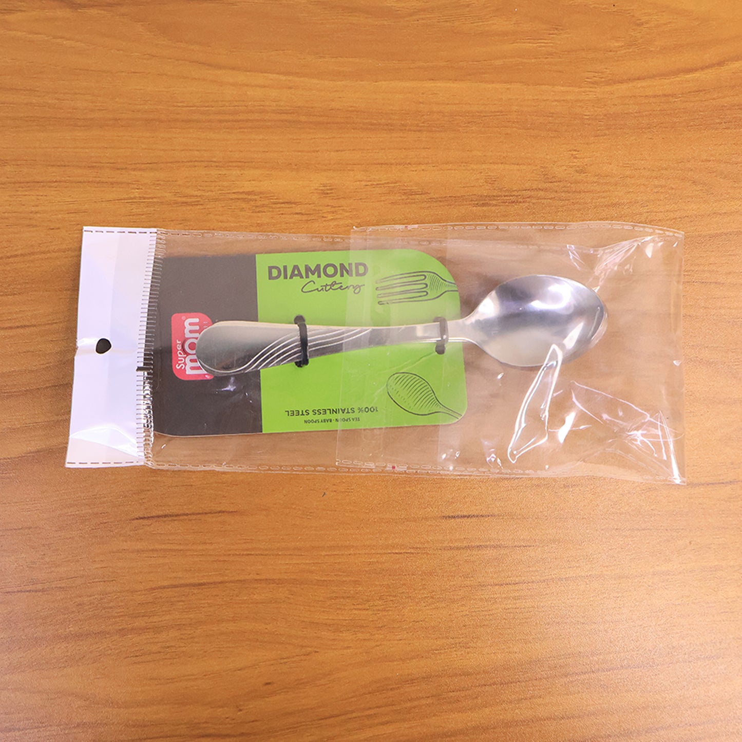 Supermom Diamond Stainless Steel Dining Spoon (6 Pc Set)