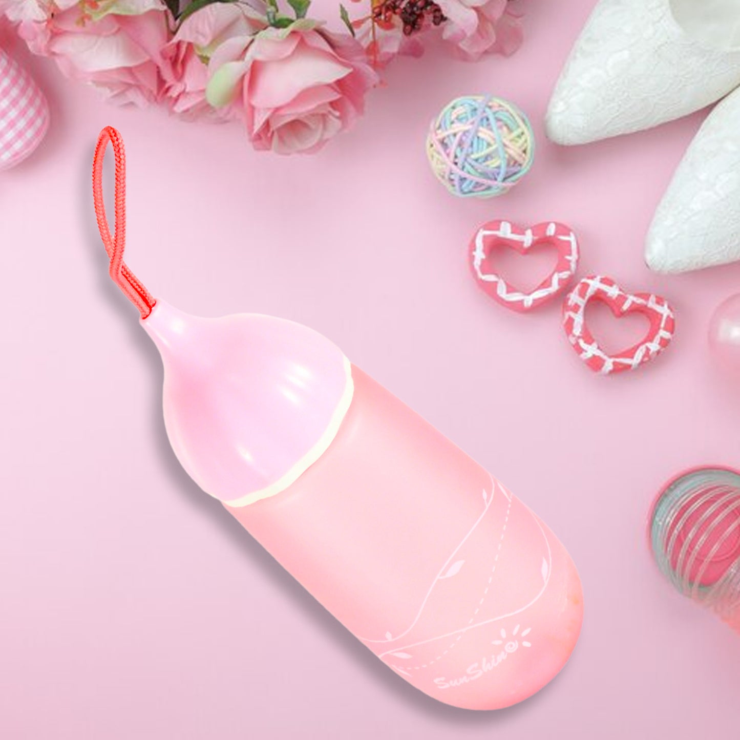 12695 Unique Shape Premium Plastic Water Bottle With Dori Easy To Carry Leakproof Bpa-free Water Plastic Water Bottle For Children Home School (1 Pc 550 Ml)