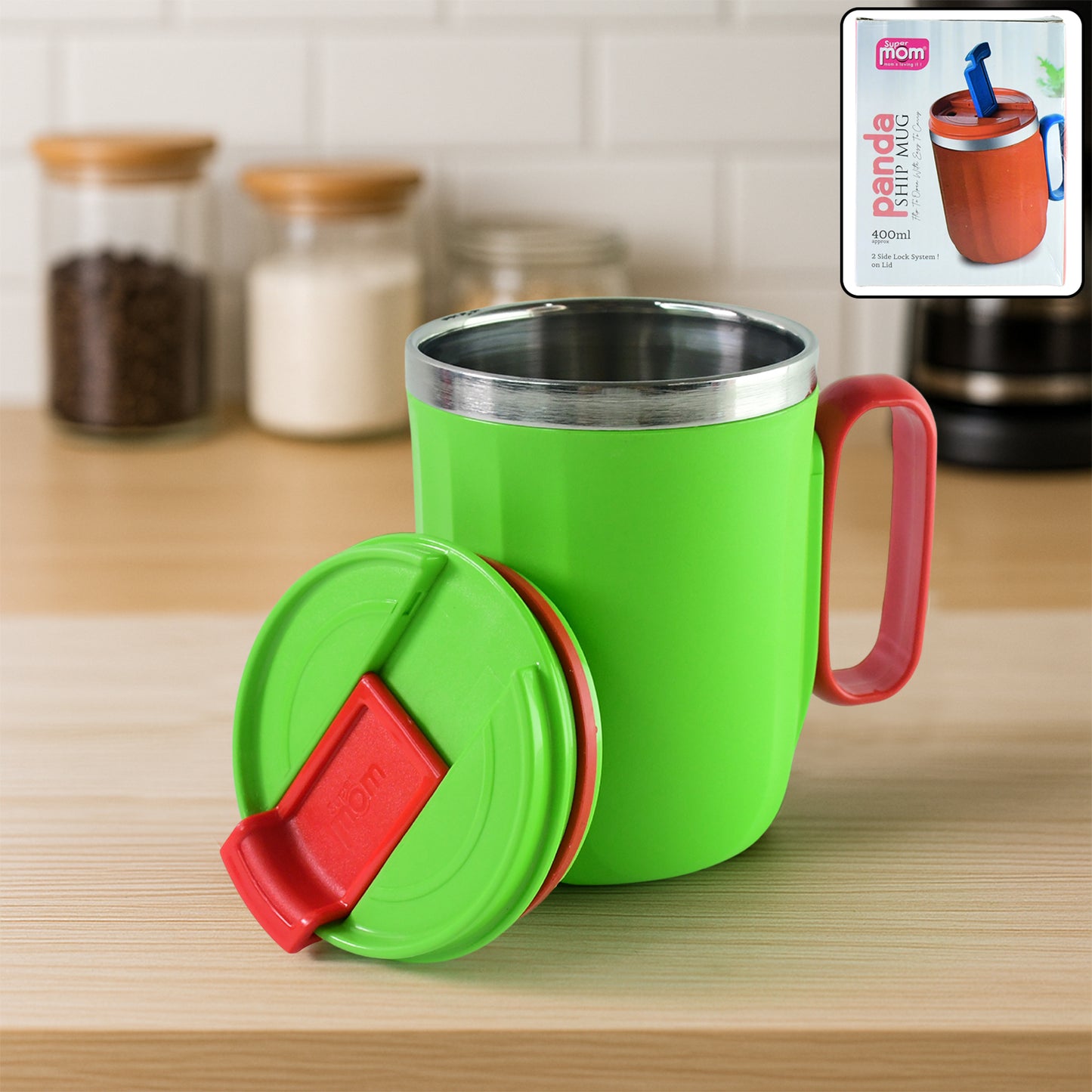 Supermom Panda Ship Mug (400ml 1 Pc)