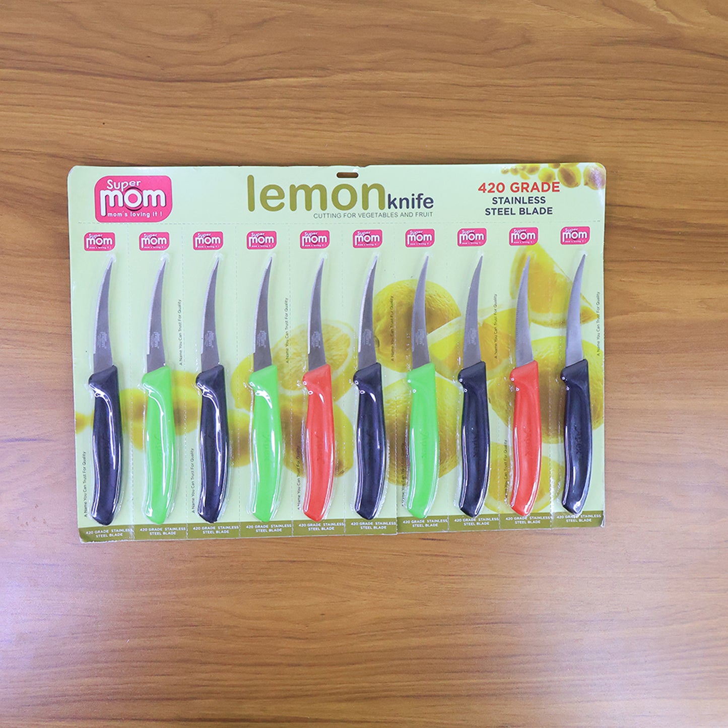 Supermom Stainless Steel Lemon Knife (10 Pc Set)