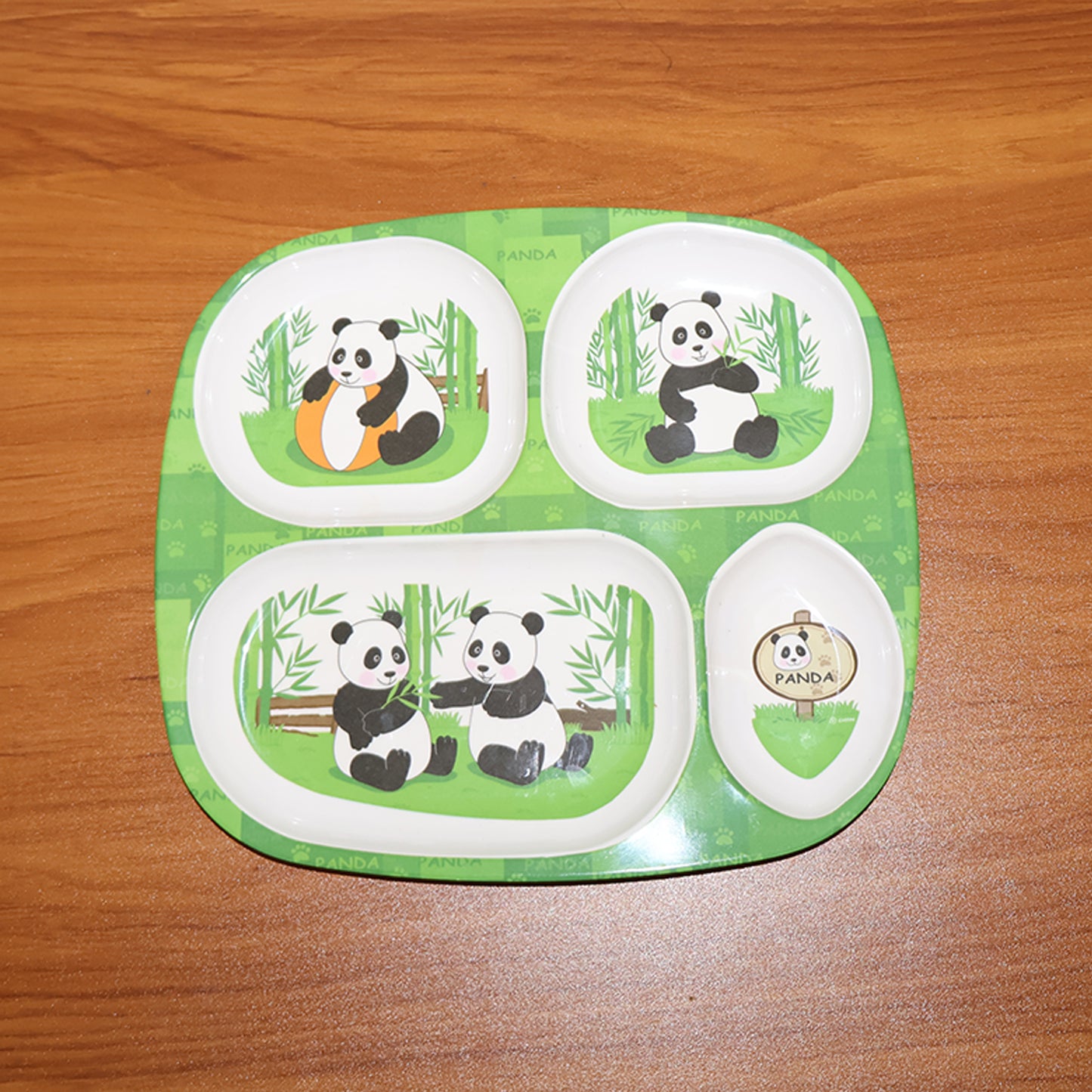 Kids 4-compartment Melamine Partition Plate (1 Pc 2422 Cm)