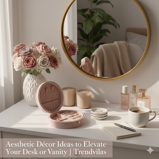 Small Touches, Big Vibes: Aesthetic Décor Ideas for Your Desk & Vanity