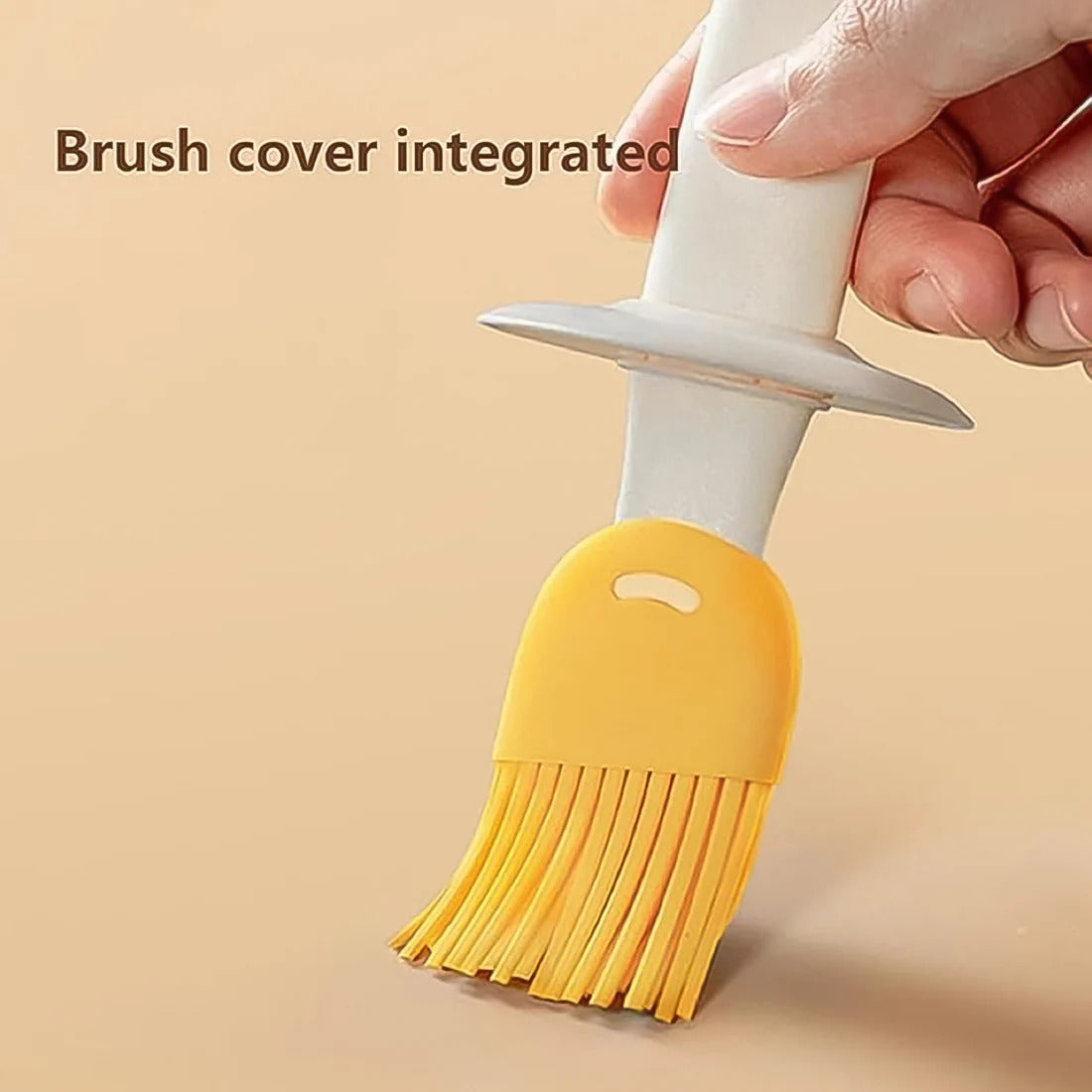 Plastic 2 in 1 Oil Dispenser Bottle with Silicone Basting Brush
