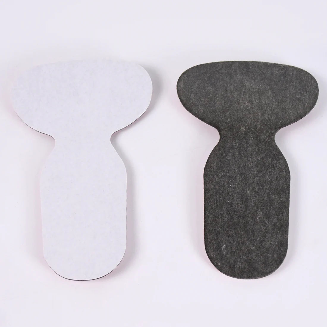 2 in 1 T Shaped Silicone Self Adhesive Shoe Heel Pads Insoles (1 Pair)
