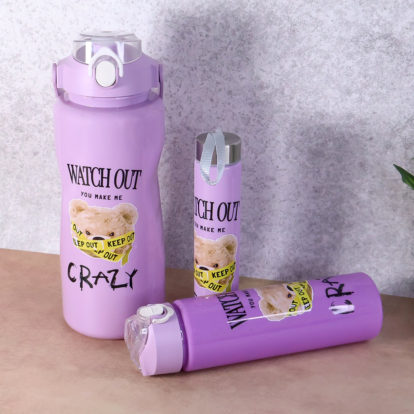 Premium Water Bottles  2000ml + 900ml + 300ml - (Set)