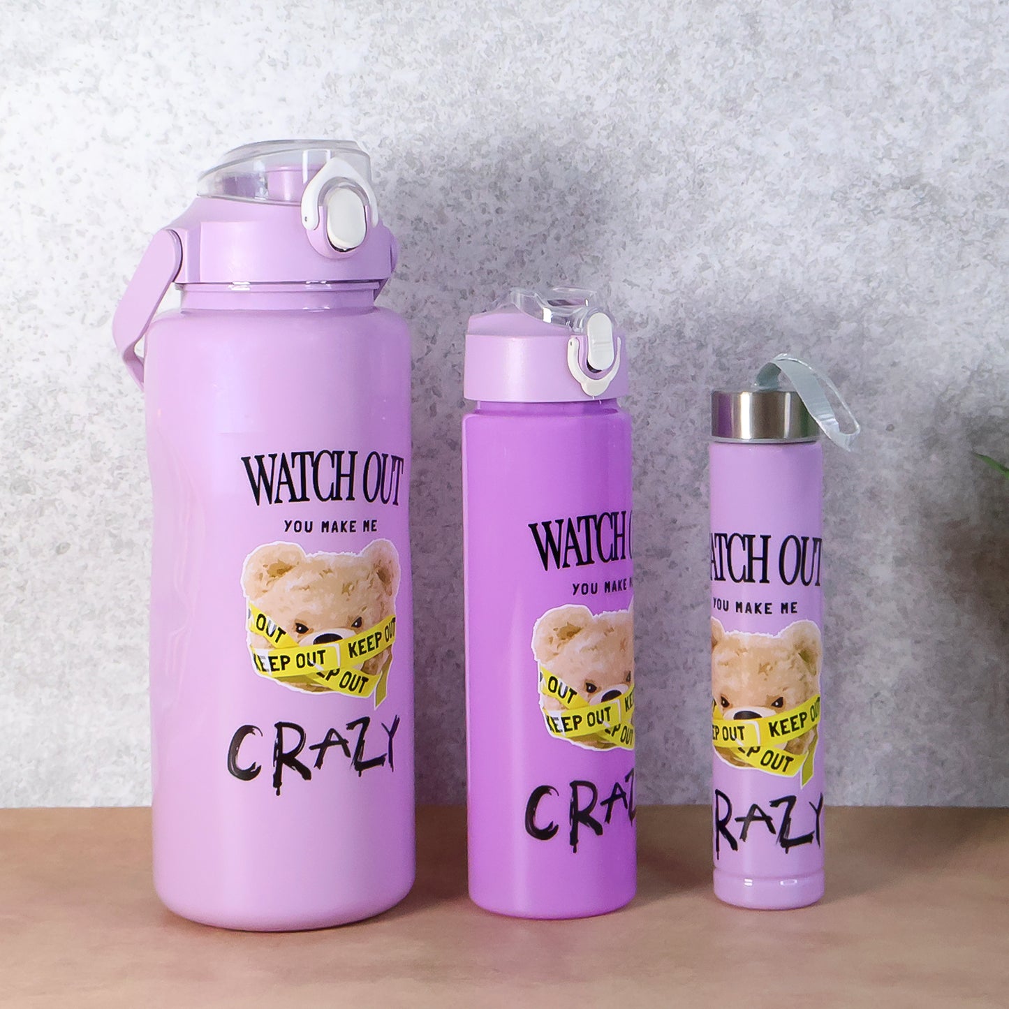 Premium Water Bottles  2000ml + 900ml + 300ml - (Set)
