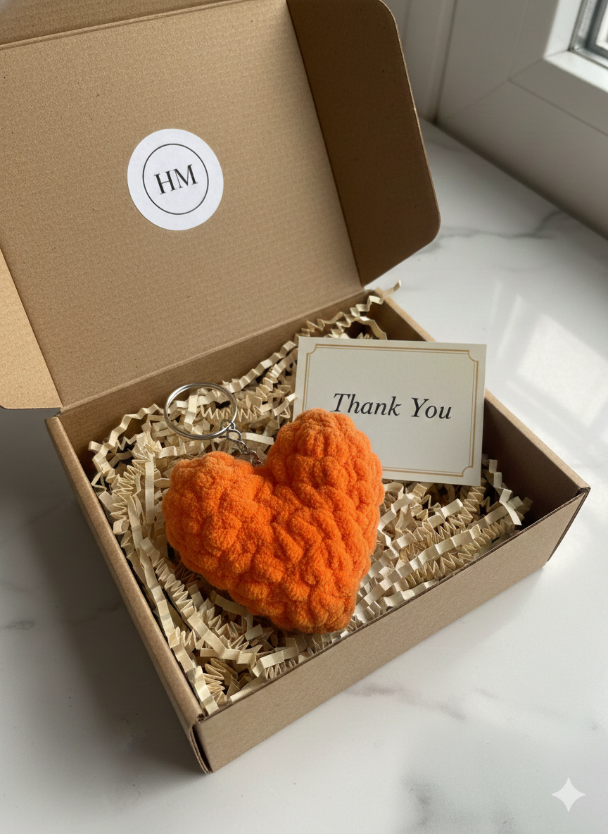 Fluffy Heart Keychain | Handmade Chenille Plush Heart Bag Charm | Cute Aesthetic Keyring Gift for Her | Valentine Gift