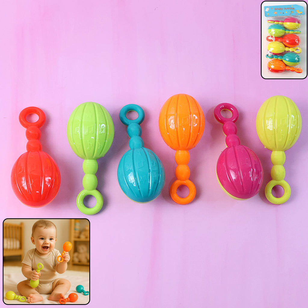 Baby Hand Rattle Toy - (6 Pc  Set)