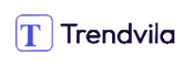 Trendvila logo with a purple 'T' on a white background