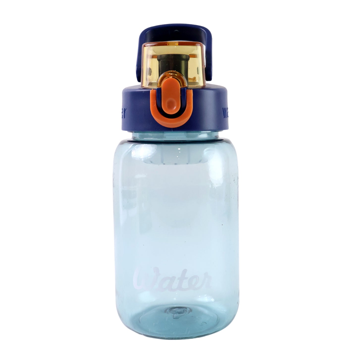 Blue Plastic Leak-proof Flip Cap  Safty Lock Water Bottle (600ml Approx  1 Pc)