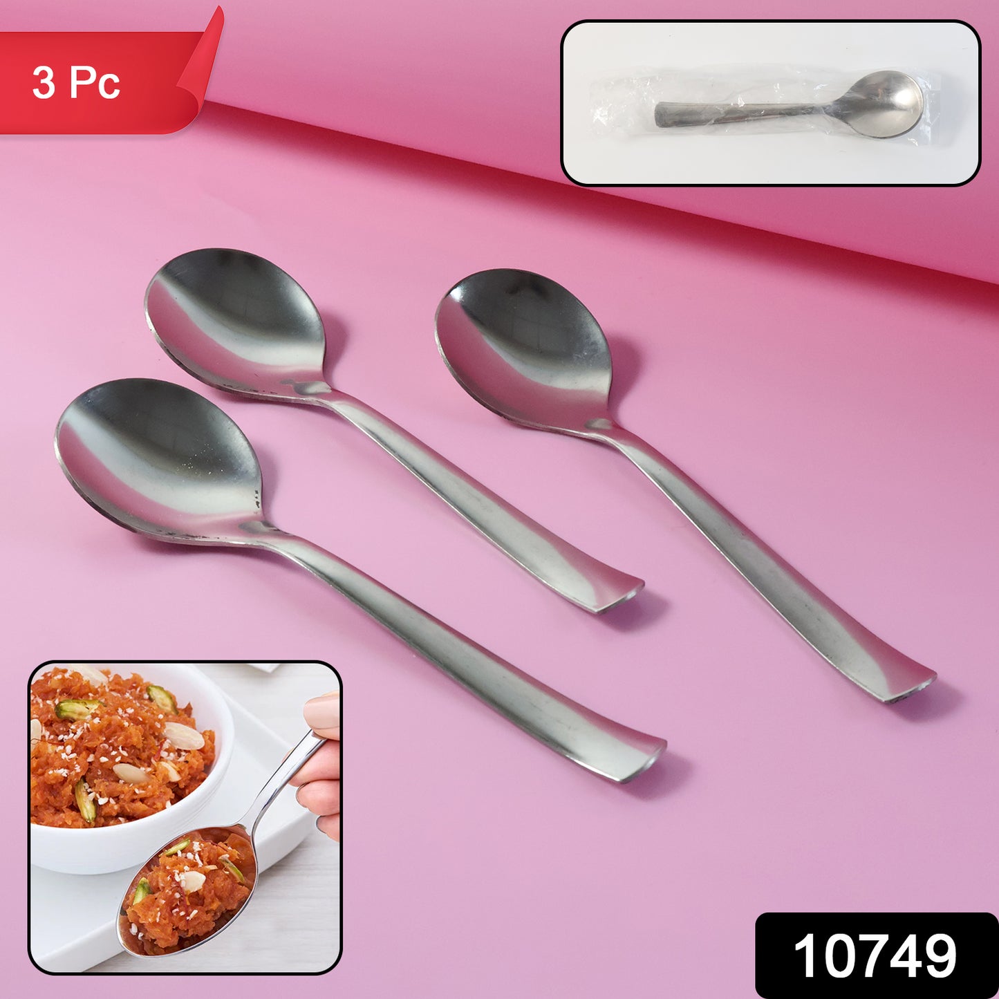 Everyday Dining Spoons - (3 Pc  Set)