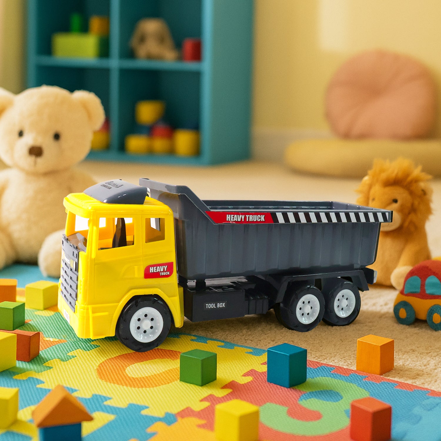 Funwoods Kids Heavy Dump Truck Toy (1 Pc)