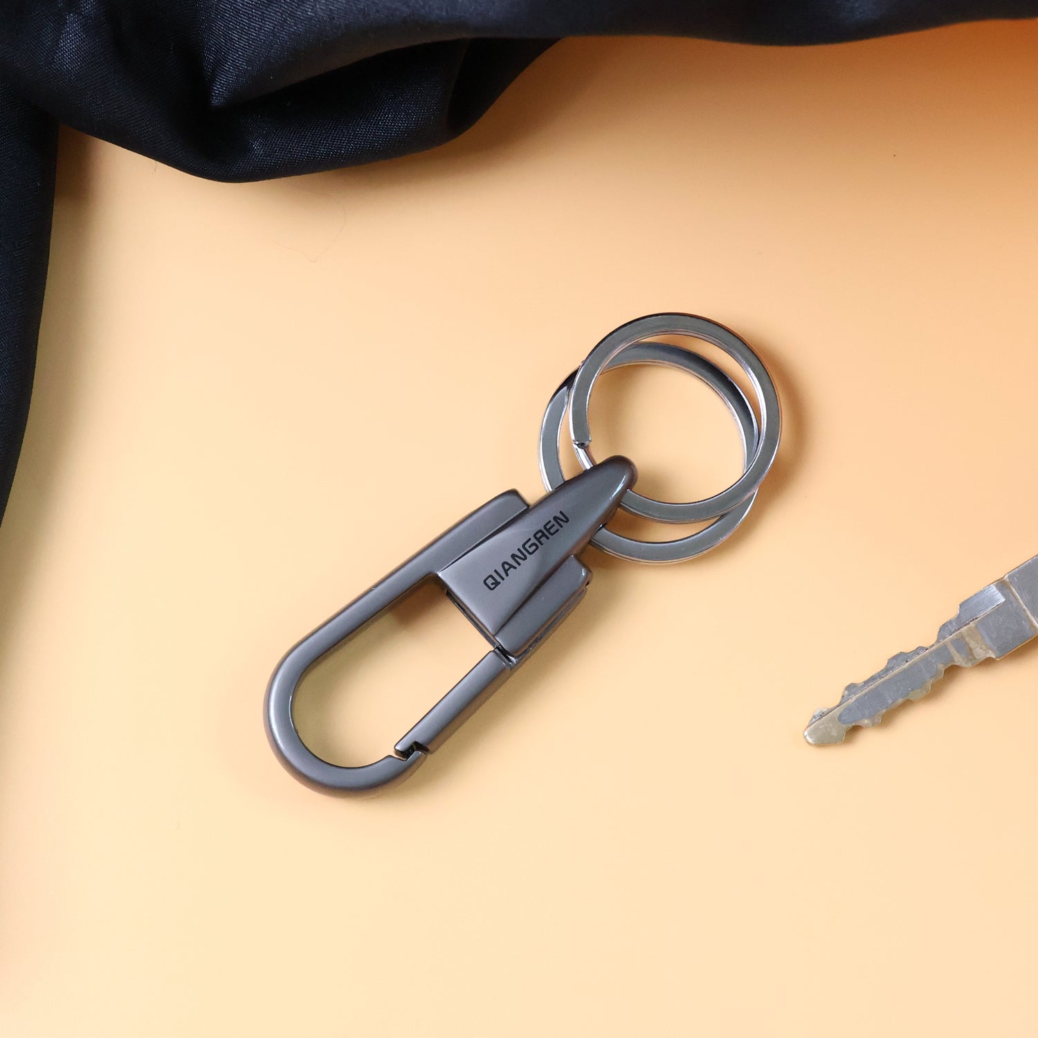 Dual-ring Carabiner Key Holder - (1 Pc)